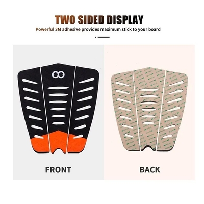 WOOWAVE Knee Board Decking Surfboard Tail Pad avec adhésif domestique et mousse EVA