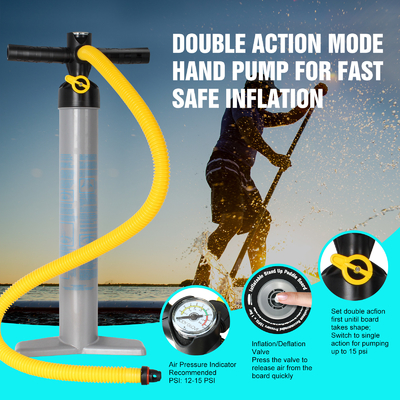 Planche de paddle gonflable sur mesure pour le surf sur l'eau avec un poids de 13,49 kg