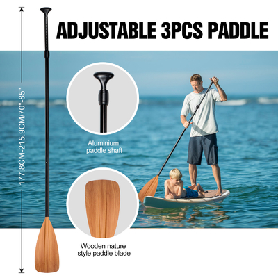 Planche de paddle gonflable sur mesure pour le surf sur l'eau avec un poids de 13,49 kg