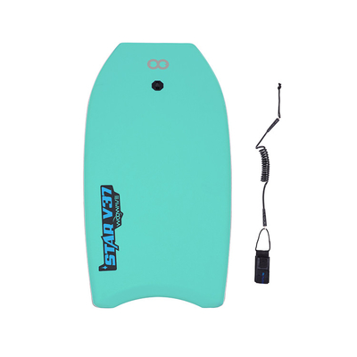 Bodyboard de surf professionnel avec couleur personnalisée et épaisseur de plaque de logo de 2,20 pouces