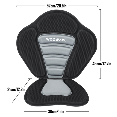 Neoprène 600D Polyester siège de kayak pour WOOWAVE siège marin bateau