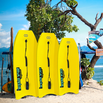 WOOWAVE 33&quot; 37&quot; 42&quot; Bodyboard PROFESSIONAL niveau de pratique EPS Design Leash inclus