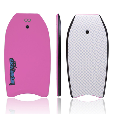 Bodyboard professionnel de 37 pouces avec équipement et accessoires de surf personnalisés