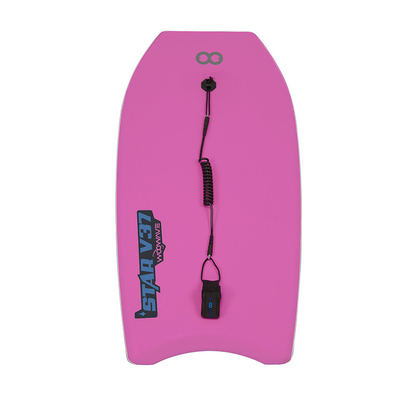 Bodyboard professionnel de 37 pouces avec équipement et accessoires de surf personnalisés