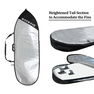 Durable Woowave personnalisé Longboard SUP sac couverture sac de transport avec 1,51kg léger