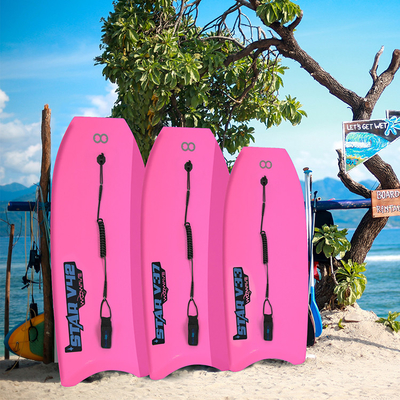 Bodyboard professionnel de 37 pouces avec équipement et accessoires de surf personnalisés