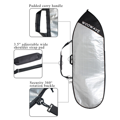 Durable Woowave personnalisé Longboard SUP sac couverture sac de transport avec 1,51kg léger