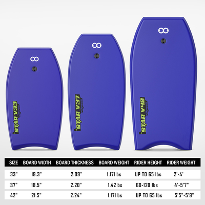 La planche de surf pour enfants de 37 pouces avec laisse et planche de base en EPS Poids 1,42lbs