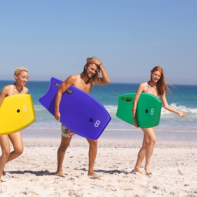 Obtenez l'expérience de surf ultime avec Woowave 37' Bodyboard professionnel et la laisse