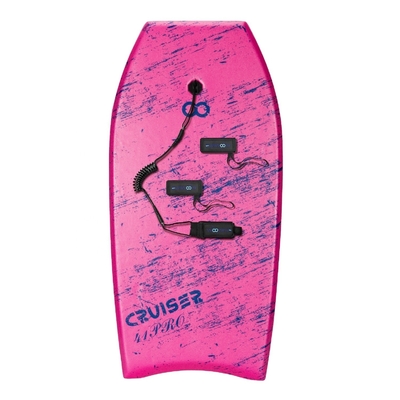 41 pouces enfants planche de surf de natation planche de corps rose planche de corps avec laisse EPS XPE matériau HDPE