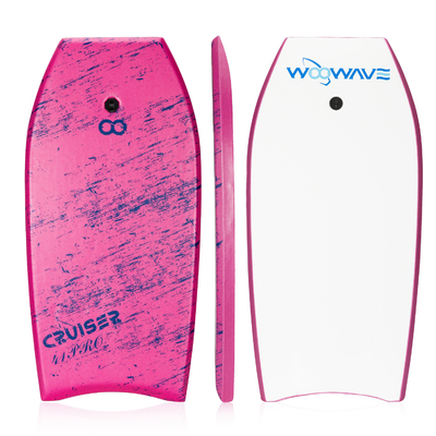 41 pouces enfants planche de surf de natation planche de corps rose planche de corps avec laisse EPS XPE matériau HDPE