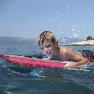 41 pouces enfants planche de surf de natation planche de corps rose planche de corps avec laisse EPS XPE matériau HDPE