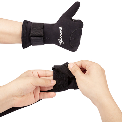 Gants de surf thermique à cinq doigts en néoprène antidérapant de 3 mm pour la plongée et la pêche à la lance