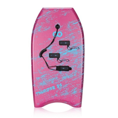 Bodyboard en mousse de 36 pouces avec laisse et nageoires débutant niveau 1.42lbs professionnel WOOWAVE