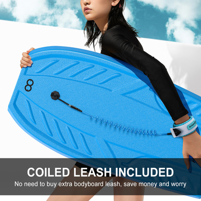 Corps de planche de surf personnalisable planche avec laisse 3lbs planche poids matériau HDPE