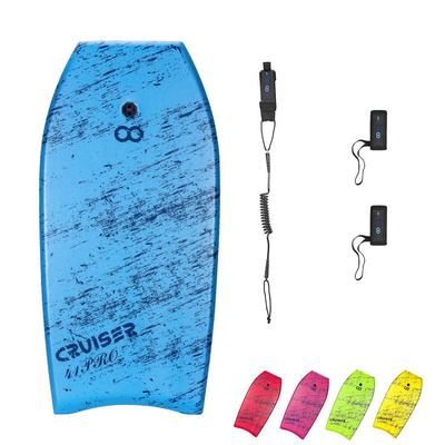 Améliorez votre jeu de surf Woowave EPS XPE HDPE Bodyboard en mousse avec laisse de surf