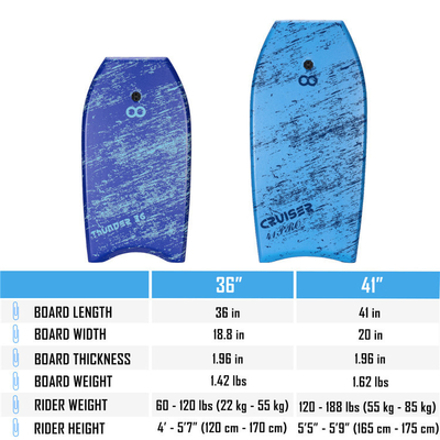 Améliorez votre jeu de surf Woowave EPS XPE HDPE Bodyboard en mousse avec laisse de surf