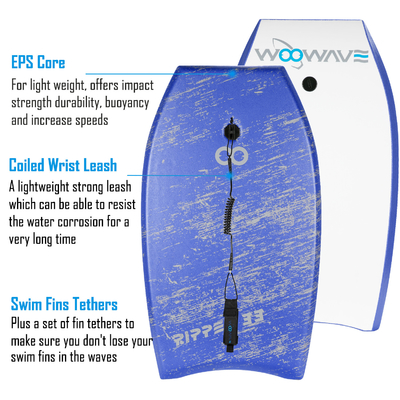Woowave Design personnalisé EPS Bodyboard XPE Shortboard Body Board pour le surf