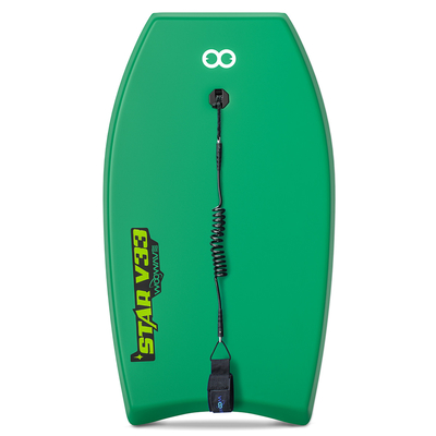 Poids de la planche 1,17lbs Woowave 33 pouces Design personnalisé HDPE Shortboard Bodyboard pour les coureurs
