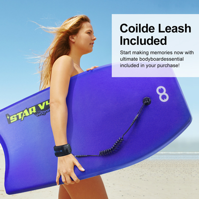 Un bodyboard surfacé sur mesure pour adultes.