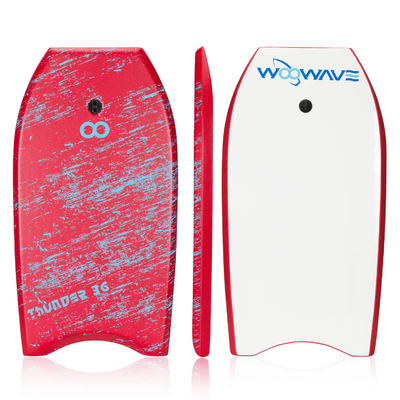Bodyboard de surf de 36 pouces avec laisse et nageoires de nageoires en EPS PP PE mousse HDPE