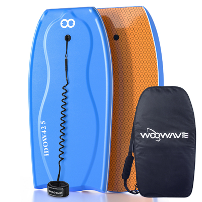 Bodyboard de surf léger avec laisse de surf 22,5 pouces Largeur 3,95lbs Poids