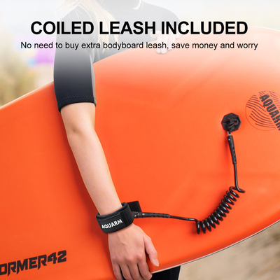 Bodyboard masculin de 42,5 pouces avec PE Core Essentiel de surf professionnel